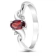 Серебряное кольцо с гранатом Анабель ПДК103Г 18.5р. - изображение 1