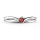 Серебряное кольцо с гранатом София К2138Г 15р. - изображение 2
