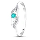 Серебряное кольцо с изумрудом Милана К2113И 19р. - изображение 1
