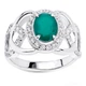 Серебряное кольцо с агатом Винтаж ПДК02АГ 18.5р. - изображение 2