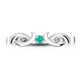 Серебряное кольцо с изумрудом Парадиз К2121И 15р. - изображение 3