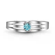Серебряное кольцо с топазом Фанатик К2140Т 18.5р. - изображение 2