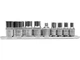 Головки торцевые YATO YT-0520: "TORX" Е5-Е16, квадрат 1/4" с переходником на M=3/8", набор 9 шт. - изображение 1
