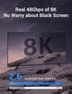 Кабель 8K HDMI 2.1 Vention Cotton Braided HDMI на Adapter Cable HDMI (5m, 8K, HDMI2.1). Blue - зображення 9