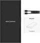 УМБ AlzaPower Powerbank Metal 40000mAh Fast Charge + PD3.0 (100W) Black (APW-PBM40PD100B) - зображення 3