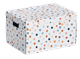 Коробка Zeller Dots з кришкою 25 x 35 x 20 см (4003368144757) - зображення 3