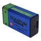 Аккумулятор литий-ионный Quantum 4O0mAh, крона 9V с зарядкой USB - изображение 2
