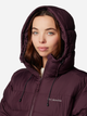 Kurtka zimowa damska sportowa Columbia Pike Lake Long Jacket 2051351607 XL Bordowa (195981410020) - obraz 6