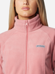 Толстовка на блискавці без капюшона жіноча Columbia Benton Springs Full Zip 1372111630 XL Рожева (195981471090) - зображення 6