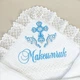 Крыжма из муслина для мальчика Family Tradition с вышивкой 100х100 см белый Любовь и свет - изображение 2