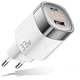 Зарядний пристрій Блок живлення для телефону Essager 33W PD Quick Fast Charge Блок зарядки для Samsung, iPhone, Xiaomi, Redmi, Huawei, Realme White - зображення 1