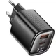 Зарядное устройство Блок питания для телефона Toocki XR04 33W PD Quick 4,0 Fast Charge Блок быстрая зарядка для Samsung, iPhone, Xiaomi, Redmi, Huawei, Realme Black - изображение 2