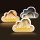 Настільна лампа нескінченне дзеркало "Тюльпани в хмаринці" LED night lamp CLOUD, біла - зображення 5