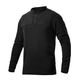 Флісова тактична кофта Ukrarmor Garrison Fleece Black. Temperature control, polyester L - зображення 1