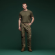 Комплект футболок Basic Ukrarmor Military T-shirt. Материал Cottone/Elastane, олива L - изображение 4