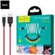 Кабель Hoco USB - Type-C 2метри 3A силікон X21 Plus Red (X21_C_2Red) - зображення 1