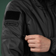 Водонепроникна куртка ветровка Ukrarmor Rainier Jacket, black. Поліестер, waterproof S - зображення 5