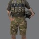 Шорти тактичні BDU Ukrarmor Shorts I. 10 кишень. Cotton та polyester. Мультикам M - зображення 6