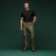 Комплект футболок Basic Ukrarmor Military T-shirt. Cotton/Elastane, олива - черный S - изображение 10