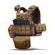 Комплект снаряжения Vest Ukrarmor Full (based on IBV) S/M 1-го класса защиты. Койот - изображение 1