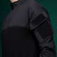 Тактична сорочка Core Ukrarmor Combat Shirt, довгий рукав, комбіновані матеріали. Чорний L - зображення 3