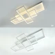 Управляемая светодиодная СМАРТ люстра ESLLSE SVEN 3S 110 Вт 900x500x80 мм Белая с пультом для кухни, спальни, гостиной - изображение 6