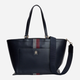 Torba shopper damska duża Tommy Hilfiger AW0AW16704-DW6 Granatowa (8720636871097) - obraz 1