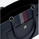 Torba shopper damska duża Tommy Hilfiger AW0AW16704-DW6 Granatowa (8720636871097) - obraz 4