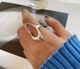 Кольцо женское jeweston Асимметрия - изображение 5