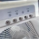 Настольный вентилятор Air Cooler Fan с USB LED подсветкой и увлажнителем воздуха Белый - изображение 4