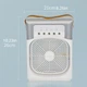 Настольный вентилятор Air Cooler Fan с USB LED подсветкой и увлажнителем воздуха Белый - изображение 6
