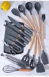 Набор кухонных принадлежностей 19 предметов Kitchen Set Серый - изображение 3