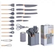 Набор кухонных принадлежностей 19 предметов Kitchen Set Серый - изображение 12