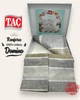 Двоспальний Євро комплект TAC Domino Coffee Ранфорс 200х220 см наволочки 2 х 50х70 см - зображення 2