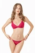 Трусики-стрінги жіночі з сіточки та мережива Felisiya Lingerie Малинове вино 222-910с М - зображення 3