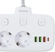 Сетевой фильтр-удлинитель ColorWay 4 розетки/4 USB White (CW-CHU44QW) - изображение 5