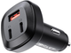 Автомобільний зарядний пристрій Acefast B3 66W 2xUSB-C+1xUSB-A Black (6974316280415) - зображення 1