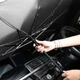 Солнцезащитная шторка зонт на лобовое стекло авто SunShield 125х65см + чехол - изображение 5