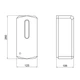 Дезинфектор бесконтактный Qtap Pohodli QT170WH42923 6V белый (SD00049037) - изображение 5