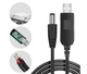 Кабель для роутера або модему USB to DC 5.5 x 2.1 мм підвищуючий до 12 В - зображення 4