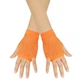 Митенки в сеточку короткие оранжевые One Size - изображение 1