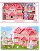 Кукольный дом Bay DReamy двухэтажный игрушка-зайчонок, аксессуары, животные Розовый (6679) - изображение 6