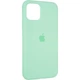 Чехол Fiji Silicone Case для Apple iPhone 12 бампер накладка Full Soft Spearmint - изображение 1