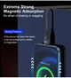 Магнитный кабель Uslion 2в1 Type-C-Type-C + Usb-a-Type-c PD 60w 1м Fast Charge Black - изображение 5