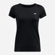 Спортивная футболка для фитнеса женская Under Armour Tech Mesh Ss 1328964-002 XS Черная (197777066091) - изображение 3