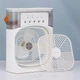 Вентилятор настольный Air Cooler Fan USB LED подсветка увлажнитель воздуха Белый - изображение 2
