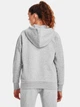 Толстовка на молнии утепленная с капюшоном женская Under Armour Ua Rival Fleece Fz Hoodie 1379497-012 L Серая (196883851157) - изображение 2