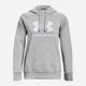 Худи теплое женское Under Armour Ua Rival Fleece Big Logo Hdy 1379501-012 S Серое (196883880492) - изображение 5