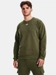 Свитшот на флисе мужской Under Armour Ua Rival Fleece Crew 1379755-390 L Оливковый (196884156879) - изображение 1