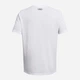 Футболка мужская Under Armour Ua Sportstyle Logo Update Ss 1382911-100 2XL Белая (196885638336) - изображение 4
